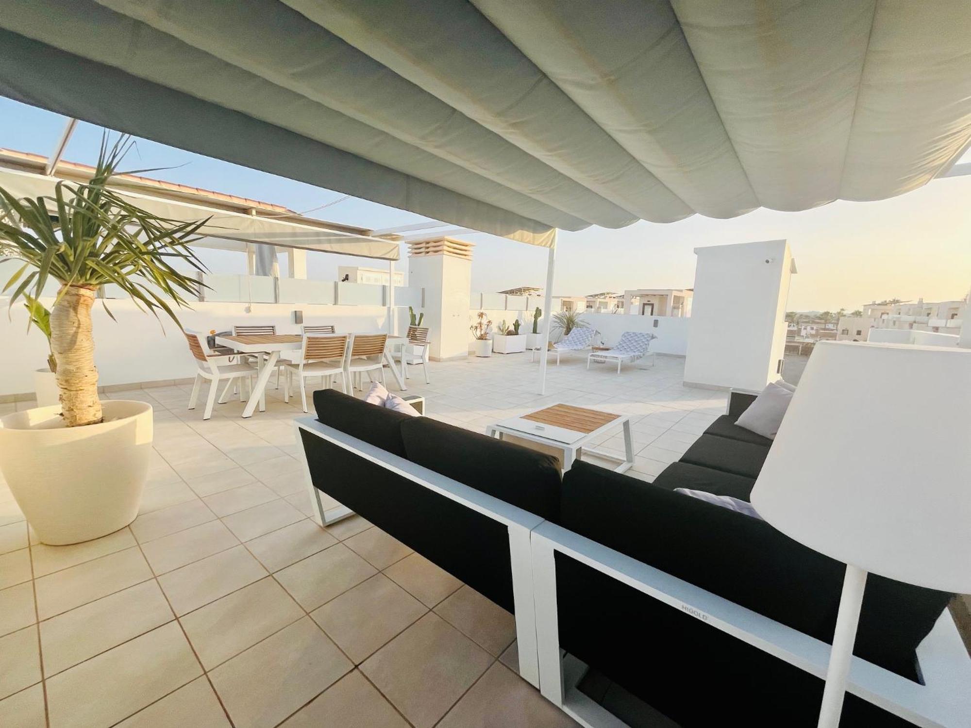 Fortuna Penthouse With Roof Terrace, Ac And Pool Rojales Exterior photo